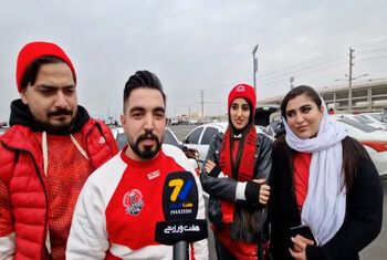 هواداران تراکتور: کاری کردیم پرسپولیسی ها برای سلامتی بازی کنند!