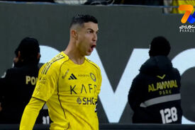 گل دوم النصر به الاخدود توسط رونالدو