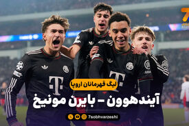 خلاصه بازی آیندهوون 1 – بایرن مونیخ 2