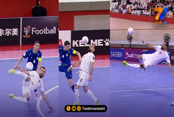 تمجید صفحه رسمی AFC از گل قیچی سعید احمدعباسی