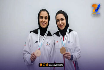 مدال برنز دو ۸۰۰ متر آسیا بر گردن دونده ایران