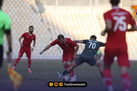 جدال بدون گل شهرداری نوشهر و هوادار زیر باران!