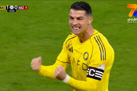 رونالدو گل 963 خود را مقابل الحزم به ثمر رساند