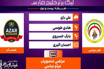 کارشناسی داوری فجرسپاسی – شمس آذر