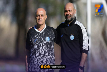 میداوودی و بیزاتی لباس آبی پوشیدند/ گزارش تصویری تمرین استقلال با حضور مربیان جدید