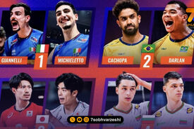 نظرسنجی جنجالی FIVB؛ بهترین زوج پاسور – مهاجم دنیا