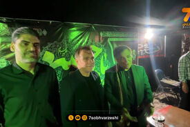 آرزوی موفقیت تاجرنیا برای حدادی!