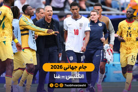 خلاصه بازی انگلیس 0 – 0 غنا |جام جهانی