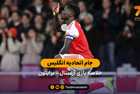 جام اتحادیه انگلیس | خلاصه بازی آرسنال 2 – برایتون 0