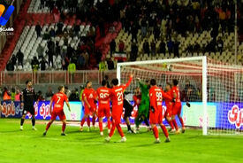 گل اول پرسپولیس به تراکتور توسط کنعانی زادگان
